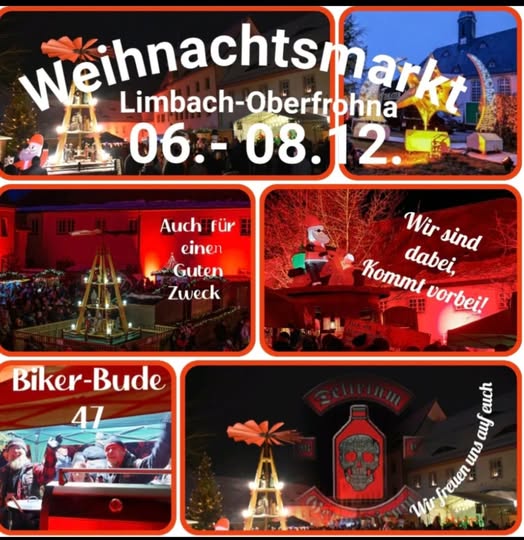 Auch dieses Jahr sind wir wieder mit eigenen Stand auf dem Limbacher Weihnachtsmarkt!!!